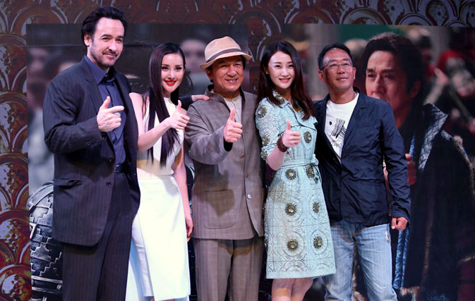 Catch Jackie Chan, Choi Siwon, John Cusack and Adrien Brody at Dragon  Blade's Promotional Events in Singapore