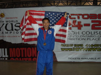 Alfred Hsing World Wushu Championships Gold Medalist