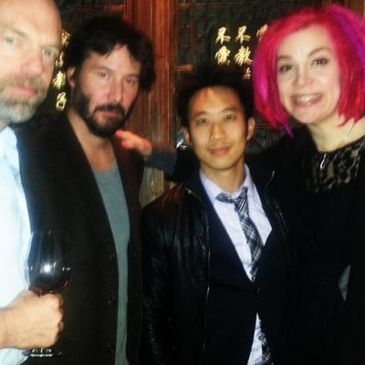 Hugo Weaving, Keanu Reeves, Alfred Hsing, Lana Wachowski