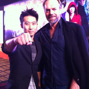 Alfred Hsing and Hugo Weaving